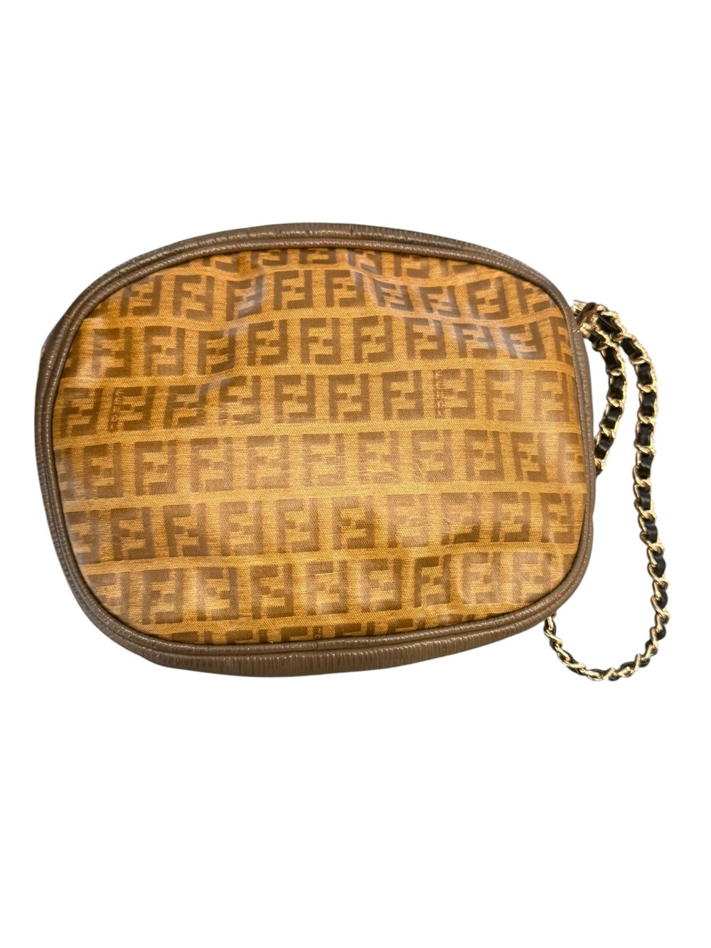 Fendi Vintage Zucca FF Bag with Chain Wristlet Strap - Picture 3 of 13